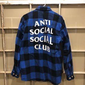 AntiSocial Social Club No Expectations Flannel